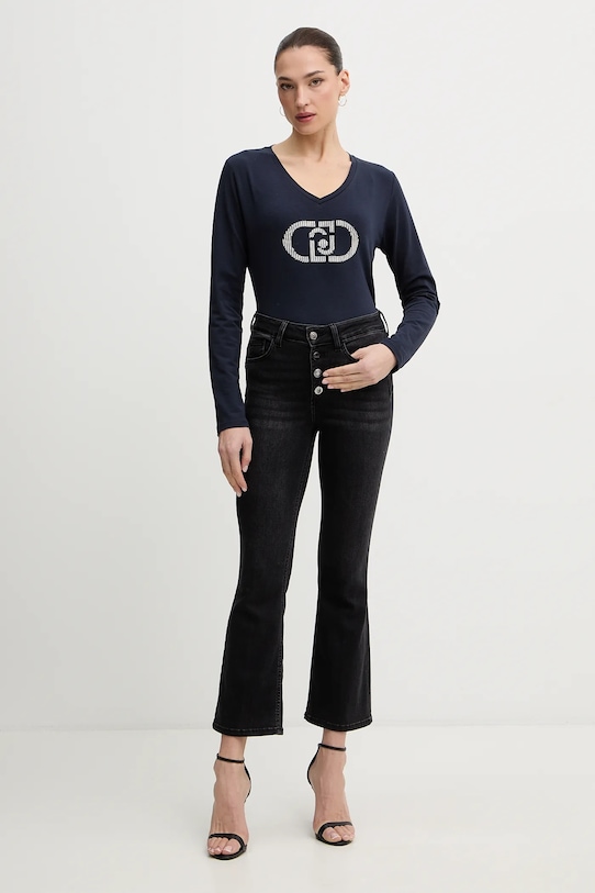 Liu Jo longsleeve TA6053.JS003 niebieski SS26