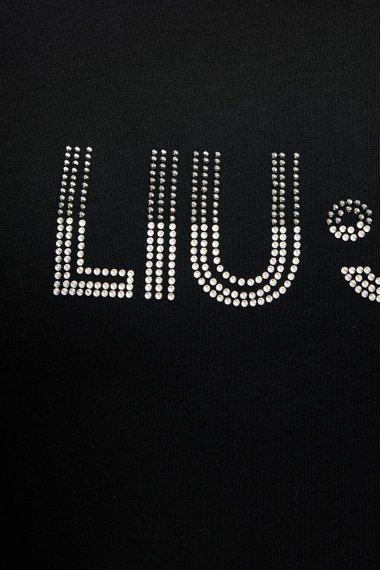 Liu Jo t-shirt bawełniany TA6056.JS923 czarny