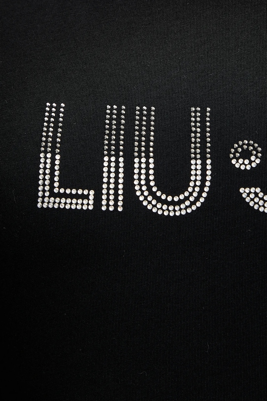 Liu Jo t-shirt bawełniany TA6056.JS923 czarny