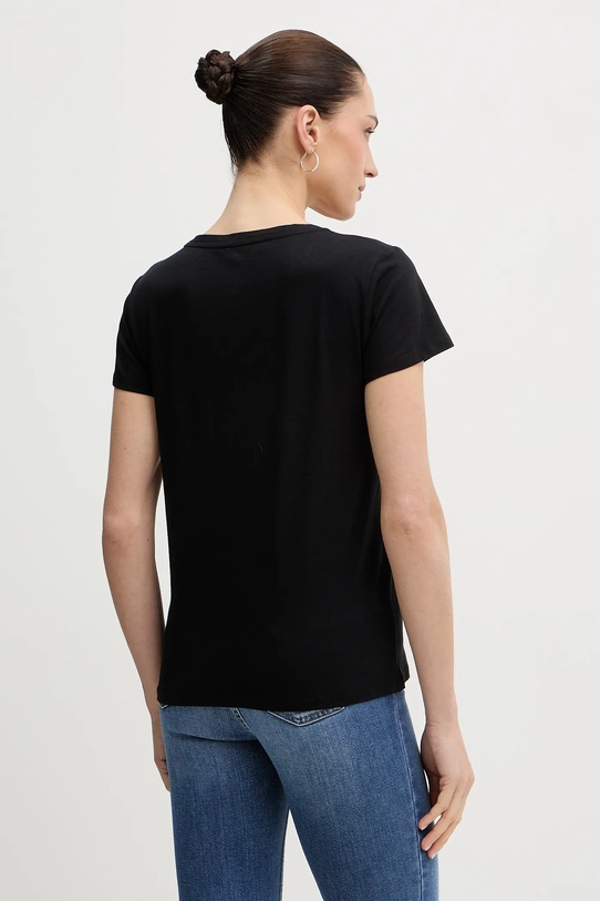 Odzież Liu Jo t-shirt bawełniany TA6056.JS923 czarny