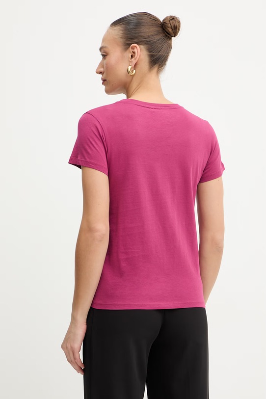 Odzież Liu Jo t-shirt bawełniany TA6057.JS923 różowy