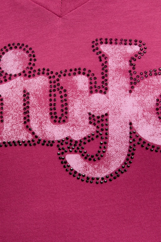 Liu Jo t-shirt bawełniany TA6057.JS923 różowy