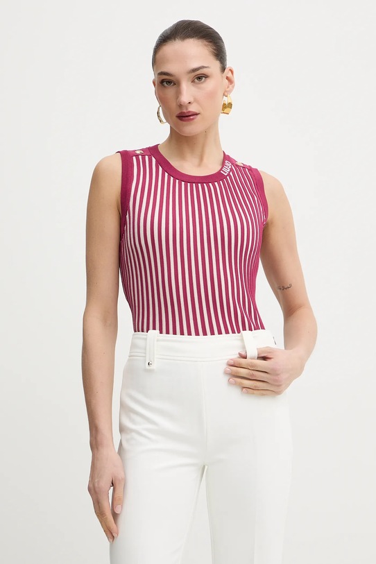 Liu Jo top okrągły różowy TA6064.MS55N