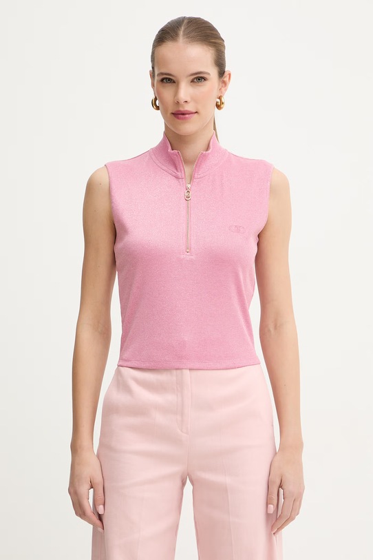 Liu Jo top regular różowy TA6174.J3845