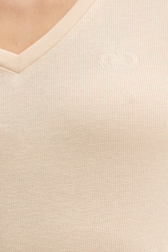 Liu Jo t-shirt TA6175.J3845 beżowy