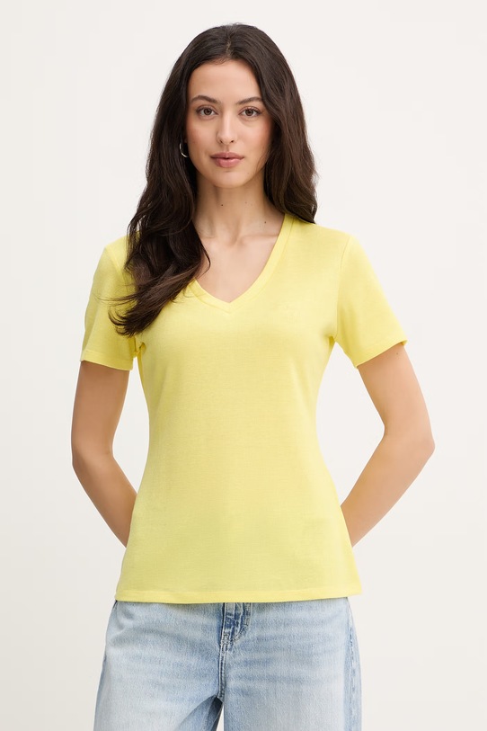Liu Jo t-shirt regular żółty TA6175.J3845