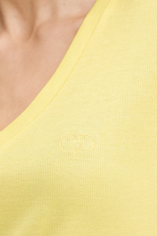 Liu Jo t-shirt TA6175.J3845 żółty