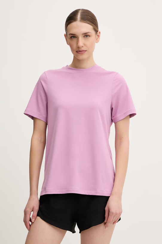 On t-shirt treningowy Focus regular różowy 1WF10394406