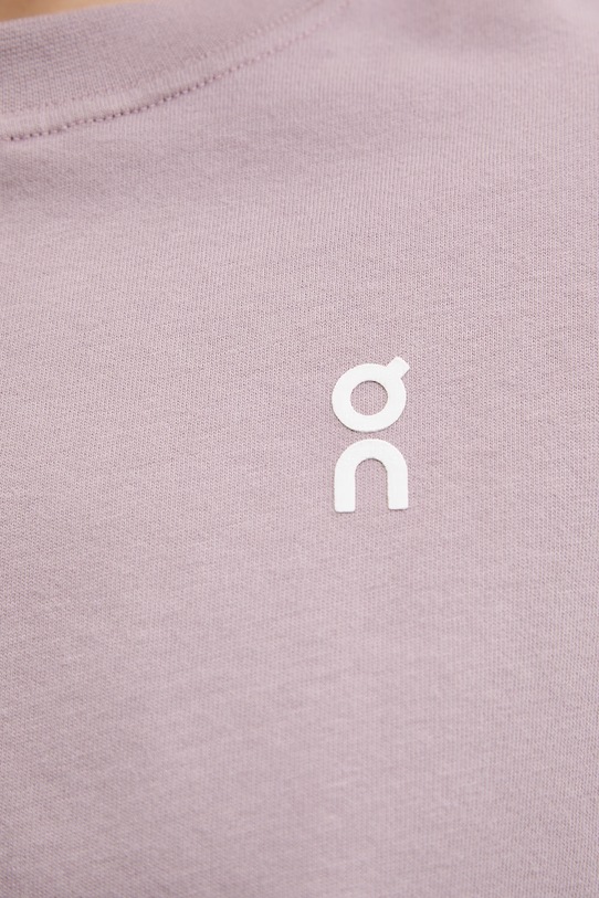 On crop top damski bawełniany Club 1WF11124390 fioletowy