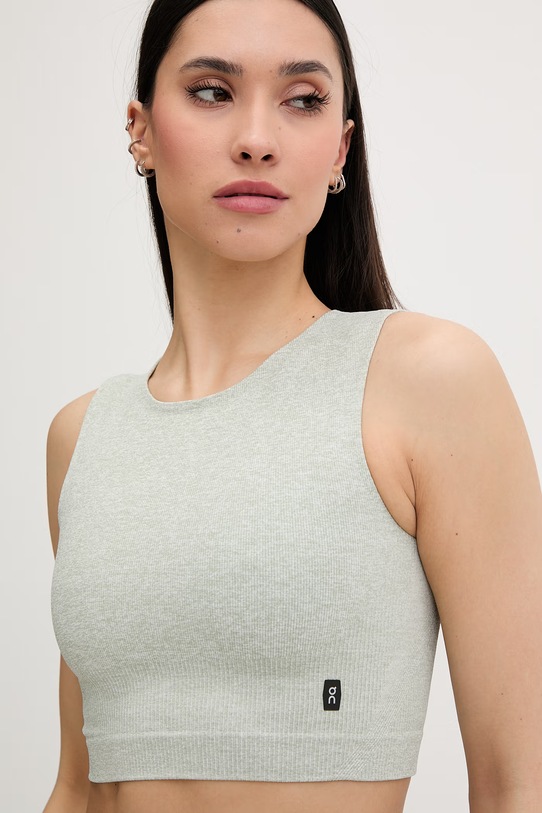 On top treningowy damski Studio zielony 1WG10384412
