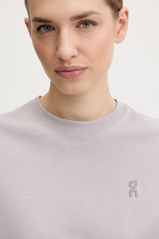 On t-shirt bawełniany Club Collective szary 1WG11074425