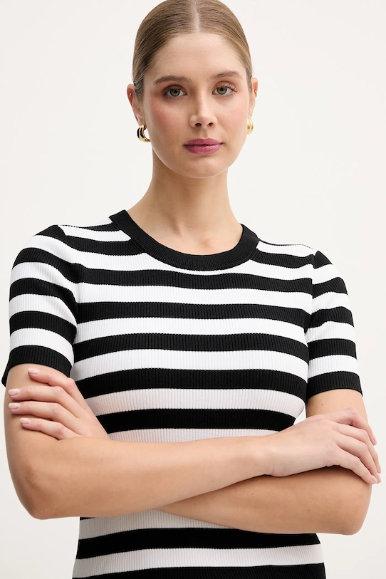 MICHAEL Michael Kors t-shirt czarny MR661ENKLS