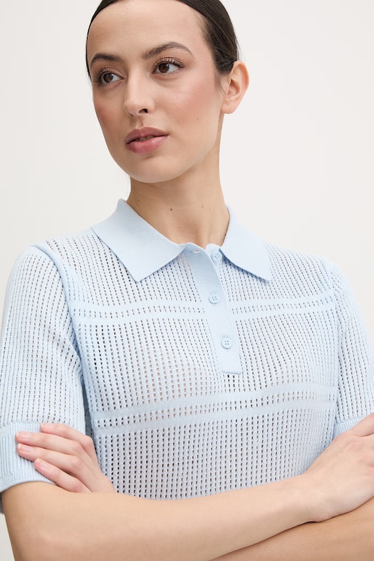 Helly Hansen polo damskie bawełniane SALT niebieski 34400.513