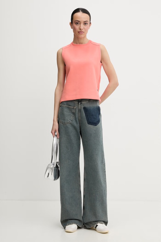 Helly Hansen top dámský bavlněný CAPRI 54570 růžová SS26