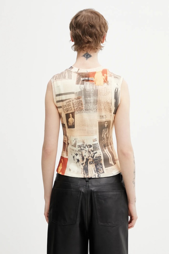 Odzież Jean Paul GAULTIER top Journal 26.01.W.TO401.J026P beżowy