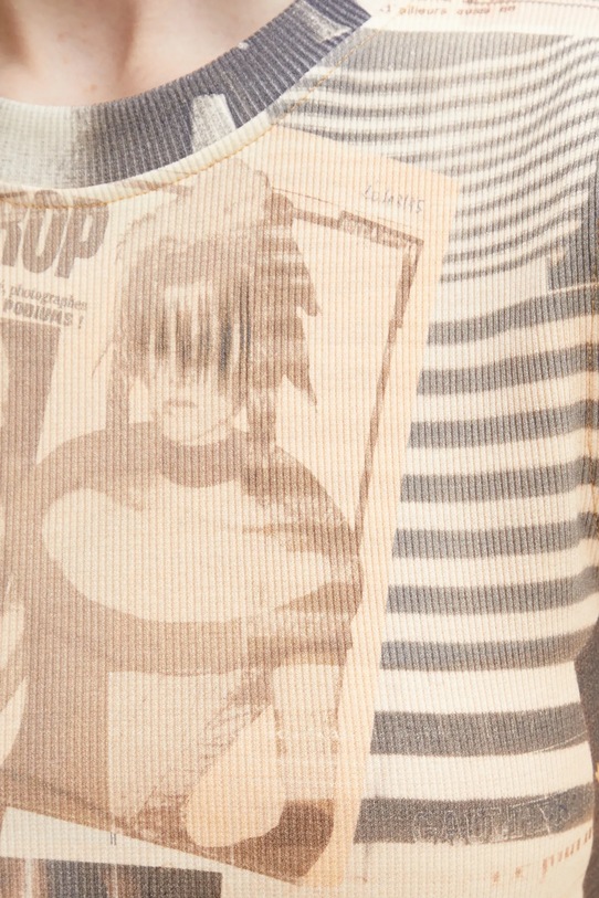 Jean Paul GAULTIER top Journal beżowy 26.01.W.TO401.J026P