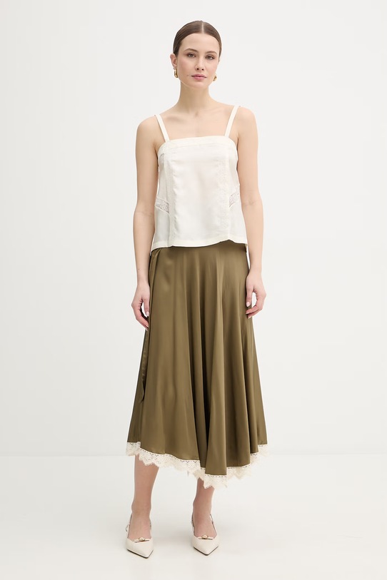 Marella top jedwabny MLMVINO 2613161035200 beżowy SS26