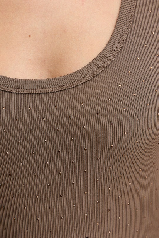 Marella top damski z wiskozy MLMORATABLING 2613941025200 brązowy