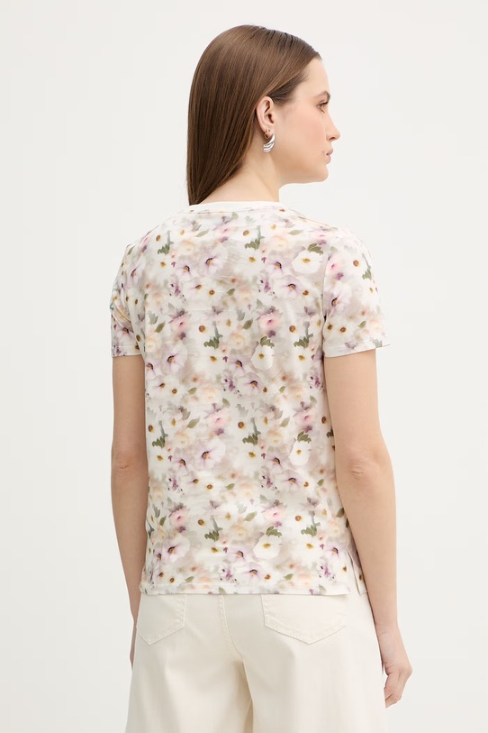 Odzież Marella t-shirt bawełniany VISTA 2613971011200 biały