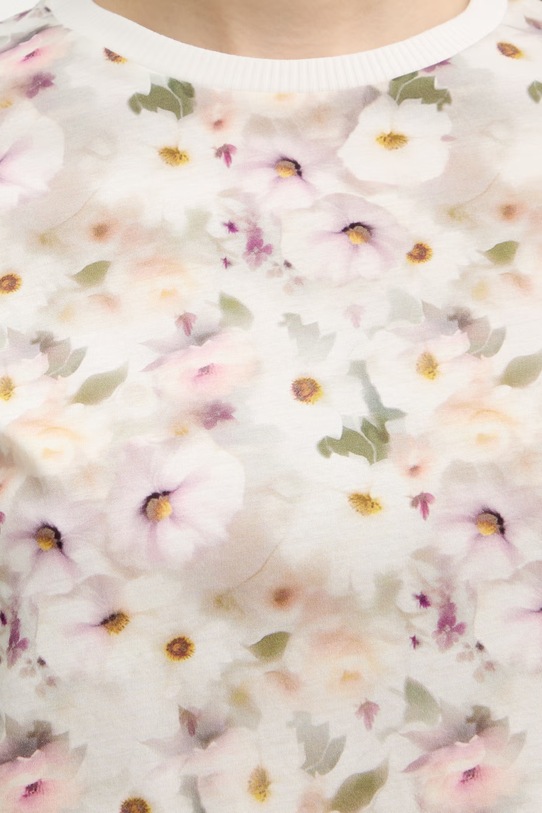 Marella t-shirt bawełniany VISTA 2613971011200 biały