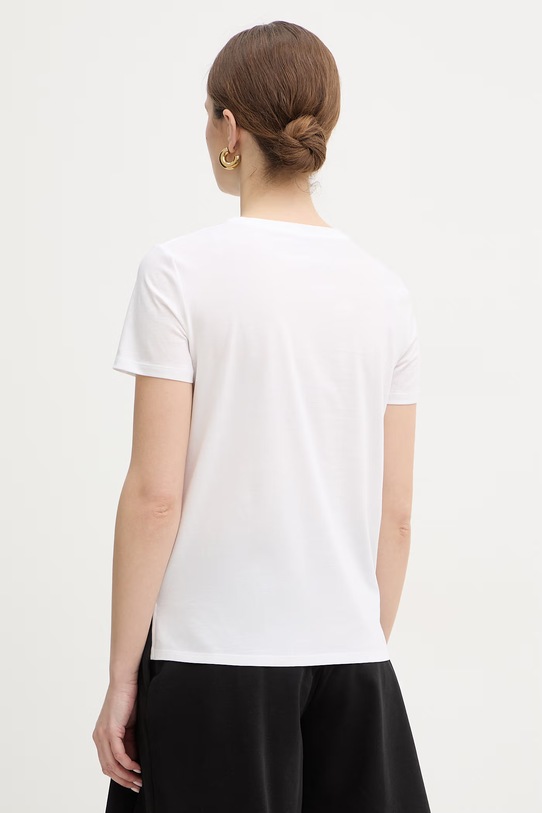 Odzież Marella t-shirt bawełniany VISTA 2613971011200 biały