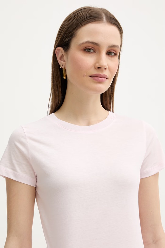 Marella t-shirt bawełniany MLMEURO różowy 2613971015200