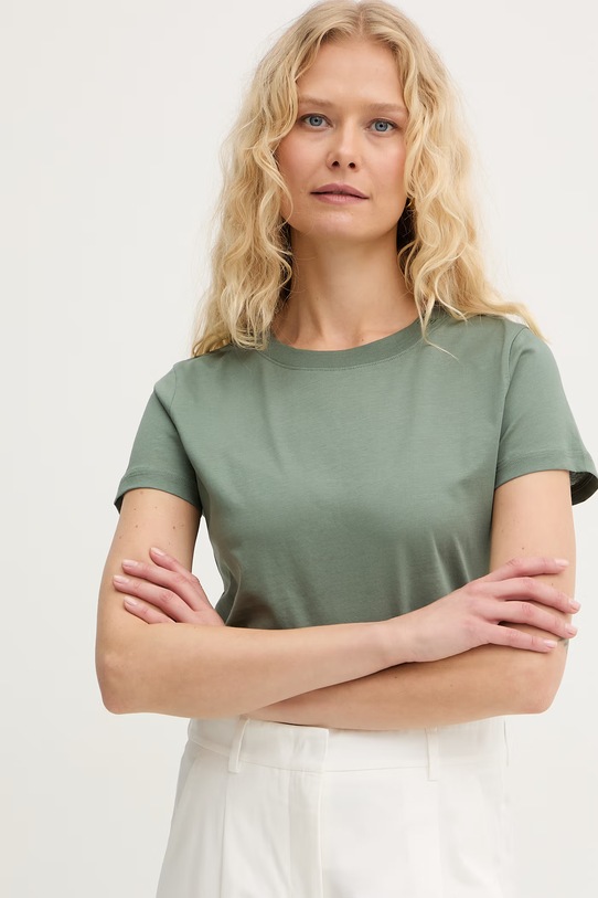 Marella t-shirt bawełniany MLMEURO zielony 2613971015200