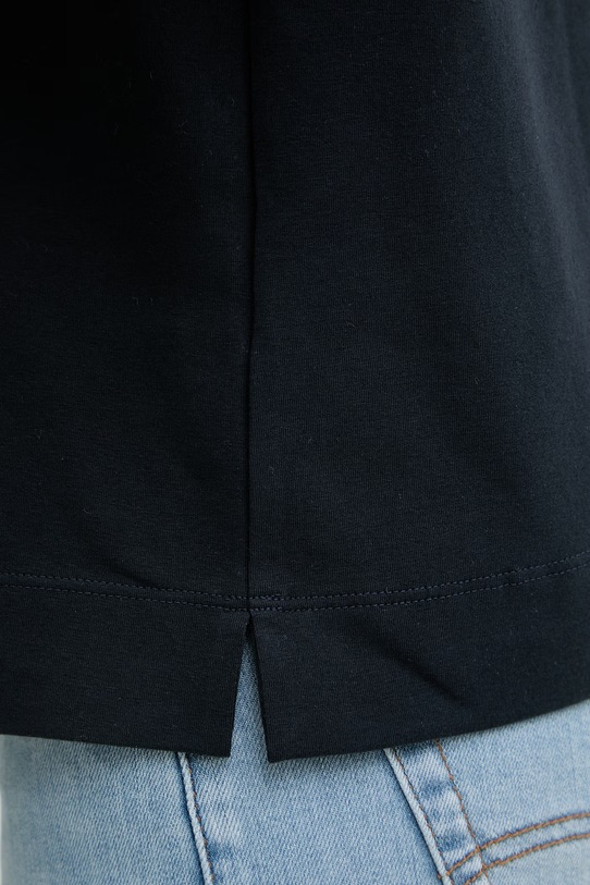 Îmbrăcăminte Marella tricou pentru femei, din bumbac cu elastan Emme by Marella 2615971041200 bleumarin