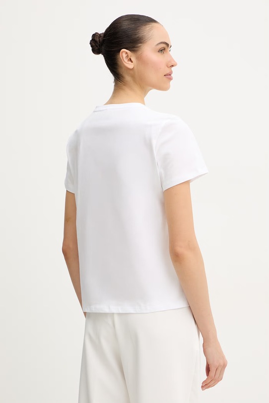Oblačila Bombažna kratka majica Marella Emme by Marella 2615971051200 bela