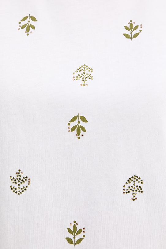 Marella t-shirt bawełniany Emme by Marella 2615971061200 biały