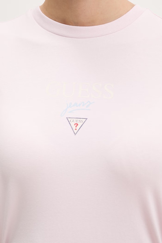 Tričko Guess Jeans W6RI15.J1314 růžová