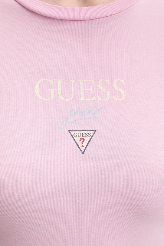 Guess Jeans t-shirt W6RI15.J1314 różowy