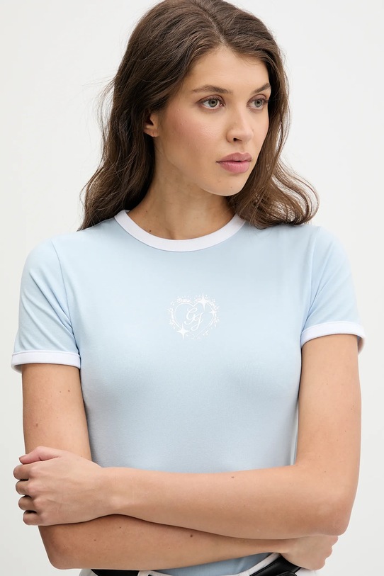 Guess Jeans t-shirt niebieski W6RI16.J1314