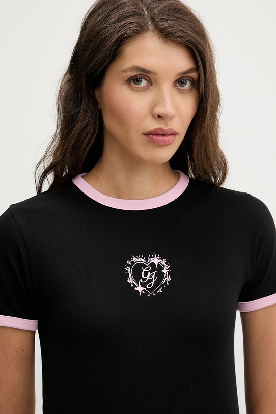 Guess Jeans t-shirt czarny W6RI16.J1314