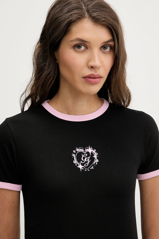 Guess Jeans t-shirt czarny W6RI16.J1314