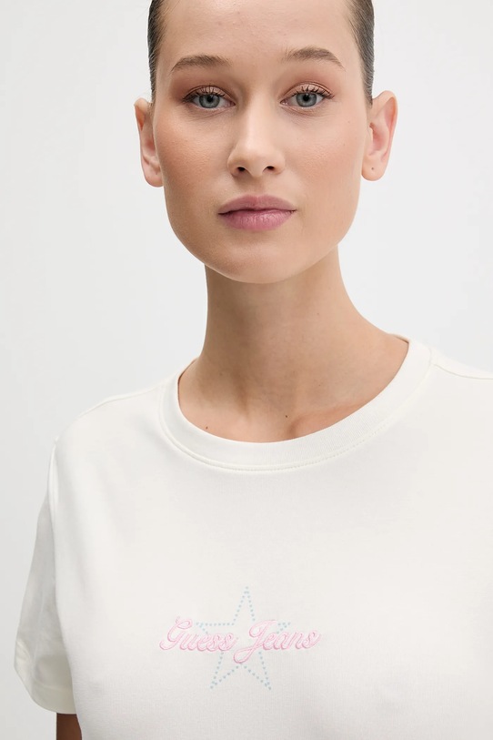 Футболка Guess Jeans бежевый W6RI18.J1314