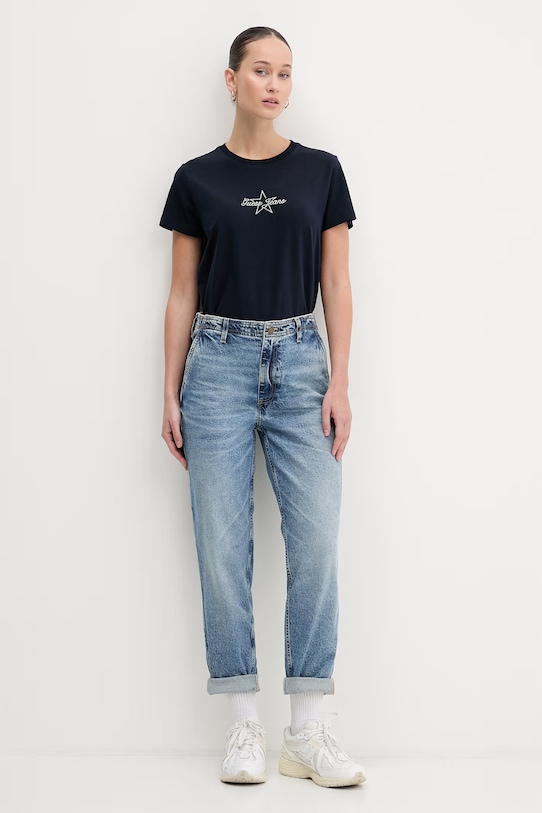 Tričko Guess Jeans W6RI18.J1314 námořnická modř SS26