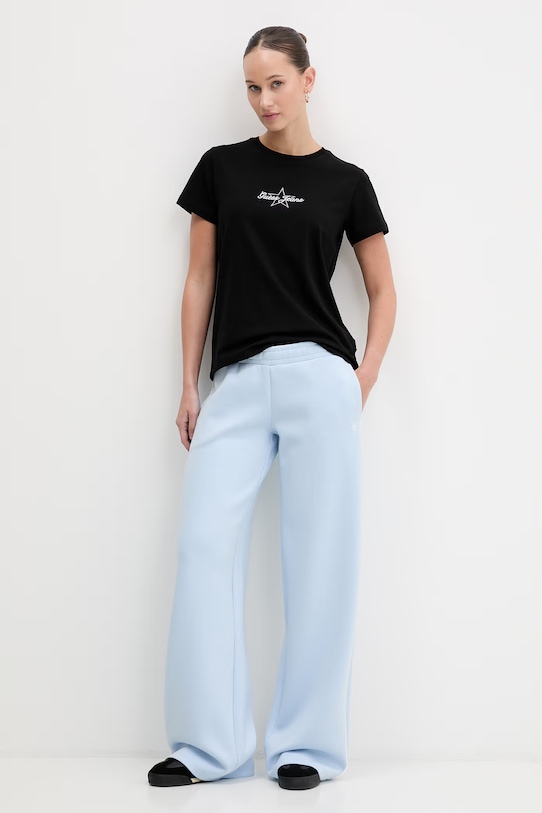 Μπλουζάκι Guess Jeans W6RI18.J1314 μαύρο SS26