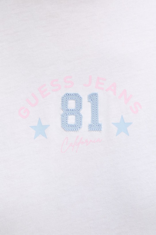 Bavlnené tričko Guess Jeans W6RI20.K8HM0 biela