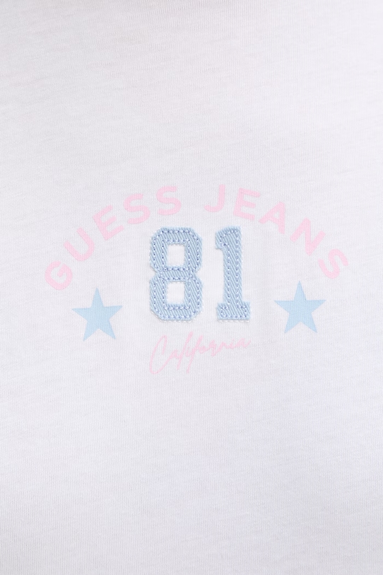 Bavlnené tričko Guess Jeans W6RI20.K8HM0 biela
