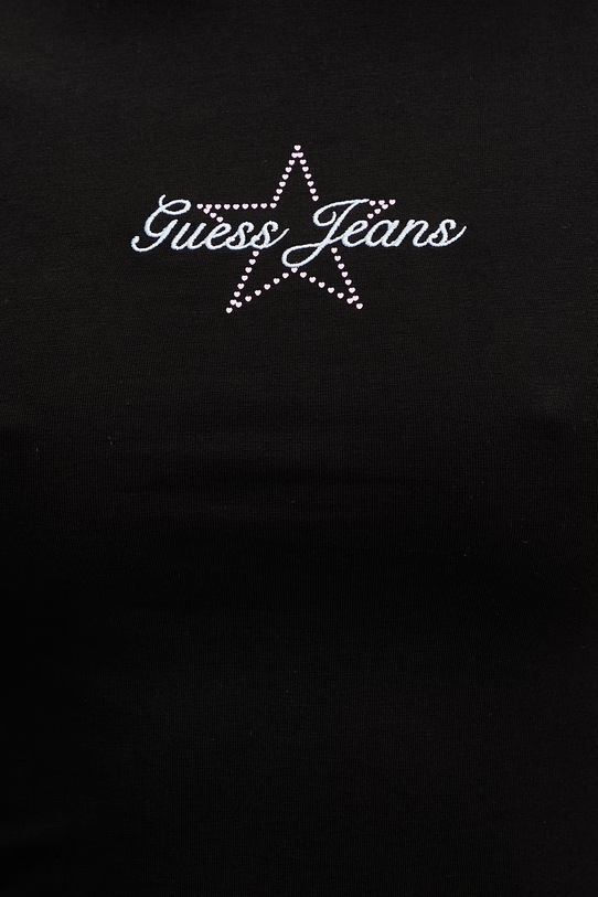Μπλουζάκι Guess Jeans W6RI21.J1314 μαύρο