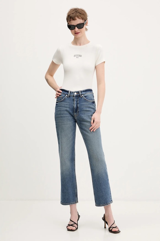 Guess Jeans t-shirt W6RP21.KA0H1 beżowy SS26