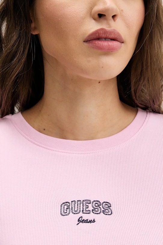 Tričko Guess Jeans W6RP21.KA0H1 ružová