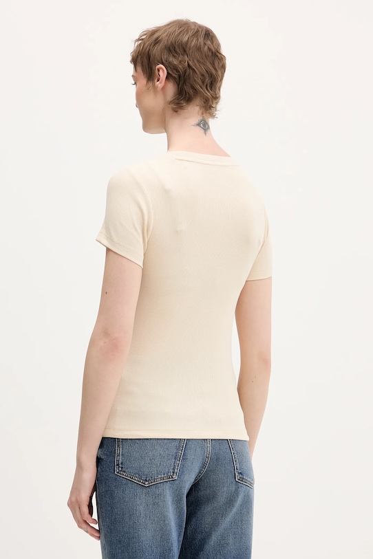 Odzież Guess Jeans t-shirt W6RP21.KA0H1 beżowy