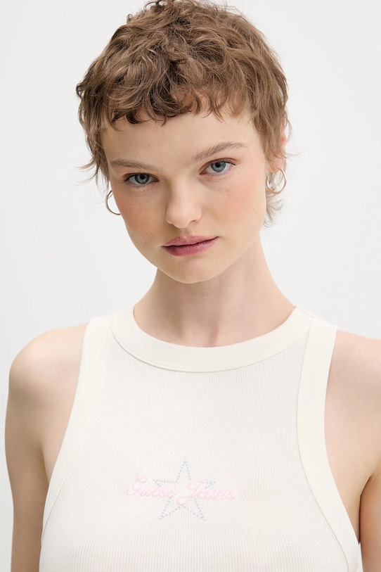 Guess Jeans top beżowy W6RP23.KA0H1