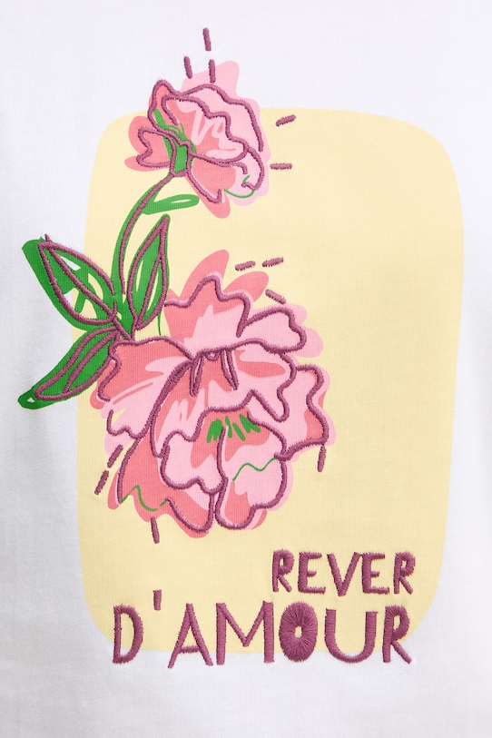 IBlues t-shirt bawełniany PAGINA 2617971051200 biały