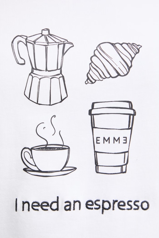 Marella футболка жіноча бавовняна з еластаном Emme by Marella 2615971072200 білий