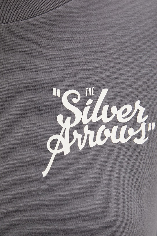 adidas tričko dámske bavlnené x Mercedes KR3565 sivá