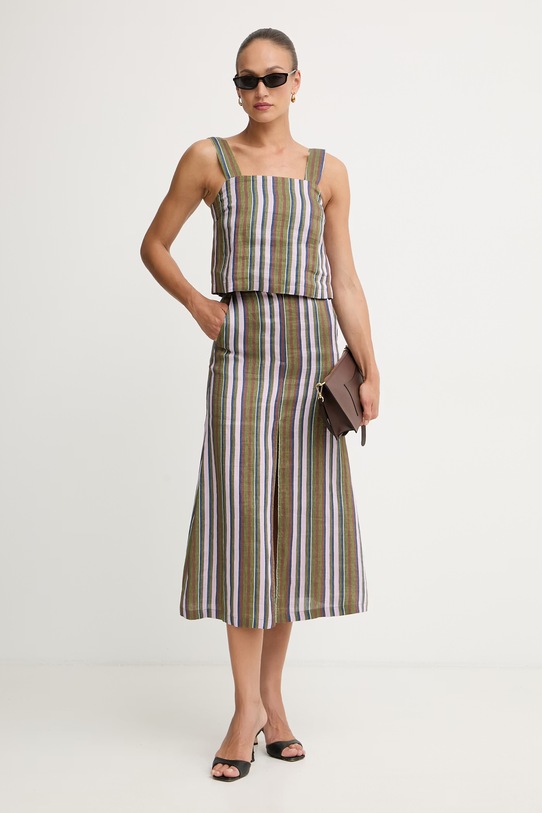 iBlues top pentru femei, din in ODISSEA 2617161072200 verde SS26