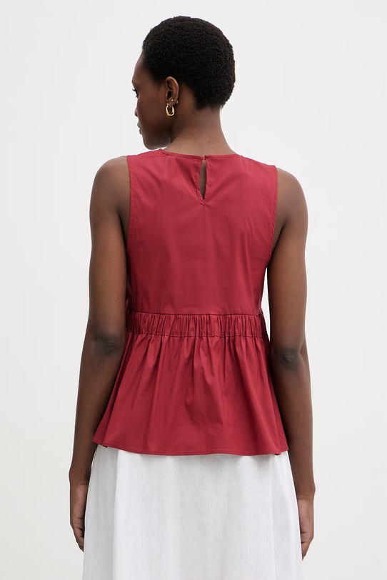 Одежда iBlues блузка на бретелях женская хлопковая ASSENZI 2617161122200 бордо